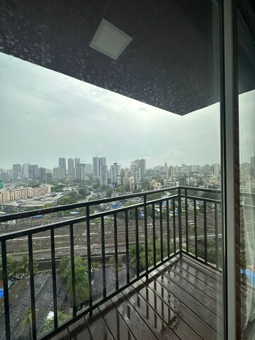 Balcony in 3 BHK Apartment at Aspen Park, Goregaon East – for Rent