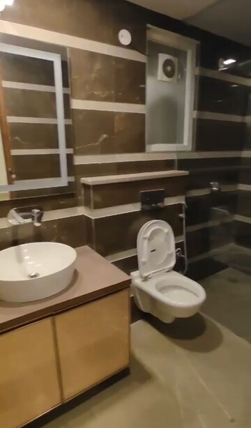 Bathroom in 3 BHK Builder Floor at Ansal Sushant Lok I, Sector 43 – for Rent