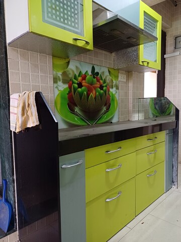 Kitchen in 1 BHK Apartment at Ghansoli – for Rent