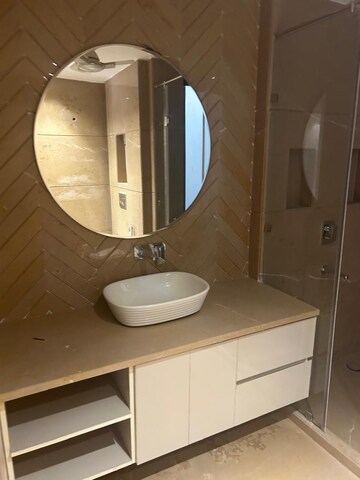 Bathroom in 3 BHK Builder Floor at Ansal Sushant Lok I, Sector 43 – for Rent