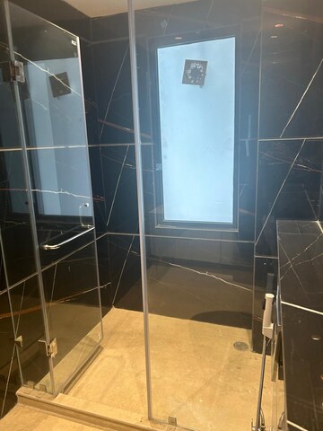 Bathroom in 3 BHK Builder Floor at Ansal Sushant Lok I, Sector 43 – for Rent