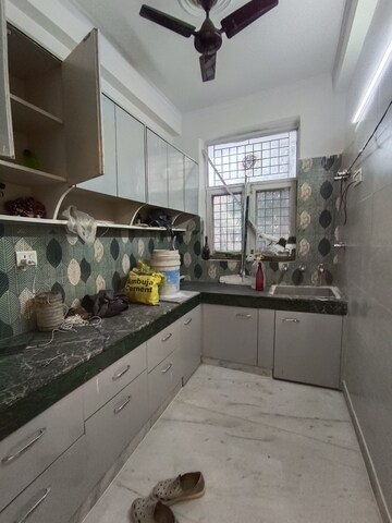 Kitchen in 3 BHK Builder Floor at Srishti Greenfield Homes, Green Fields Colony – for Sale