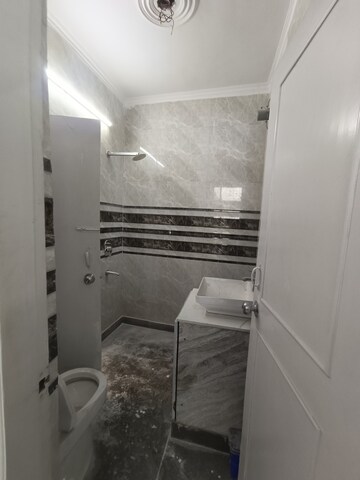 Bathroom in 3 BHK Builder Floor at Srishti Greenfield Homes, Green Fields Colony – for Sale