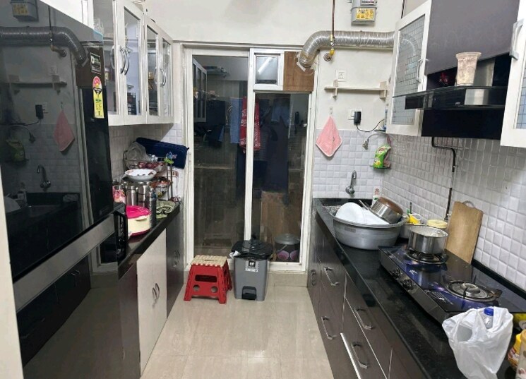 Kitchen, rosa-gardenia 1 Bedroom 640 Sq.Ft. Apartment In Ghodbunder Road Thane 8122754