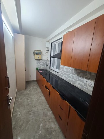 Kitchen in 3 BHK Builder Floor at SS Southend Floors, South City 2 – for Rent