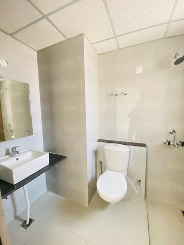 Bathroom in 3 BHK Apartment at Sushma Chandigarh Grande, Ghazipur – for Rent