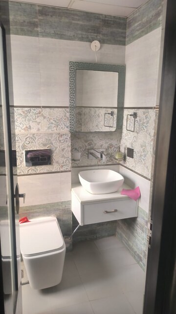 Bathroom in 4 BHK Builder Floor at Orchid Island, Sector 51 – for Rent