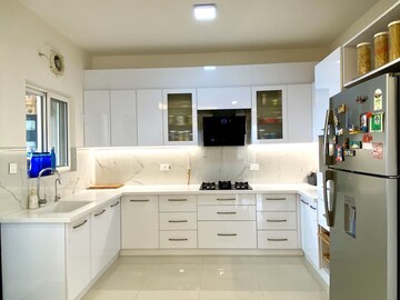 Kitchen in 3 BHK Apartment at Adarsh Palm Retreat, Marathahalli Orr – for Rent