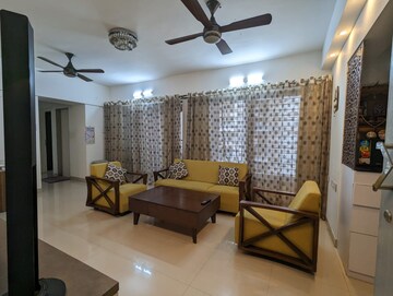 Living Room in 3 BHK Apartment at Brahma F Residences, Kalyani Nagar – for Rent