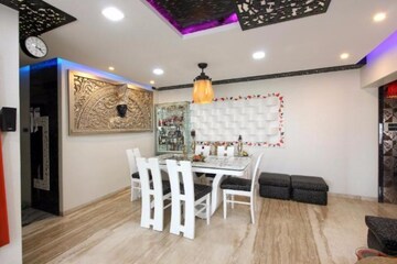 Living Room in 4 BHK Apartment at Evershine Cosmic, Andheri West – for Rent