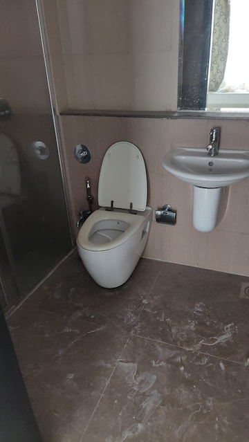 Bathroom in 3 BHK Apartment at DB Orchid Woods, Goregaon East – for Rent