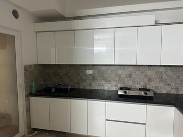 Kitchen in 3 BHK Apartment at Purvanchal Royal City, Chi V Greater Noida – for Rent