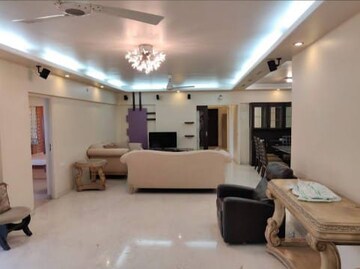 Living Room in 4 BHK Apartment at Kolte Patil 24K Glitterati, Pimple Nilakh – for Rent