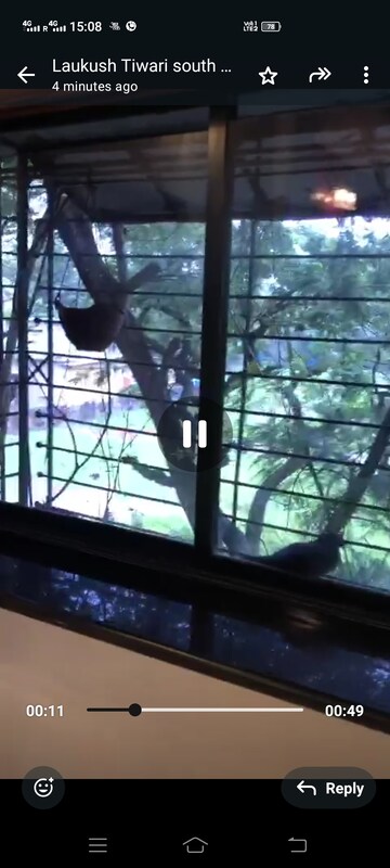 Balcony in 2 BHK Apartment at Adarsh Nagar Society, Worli – for Rent