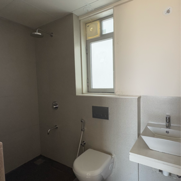Bathroom in 2 BHK Apartment at Piramal Vaikunth Cluster 2, Ashok Nagar – for Rent