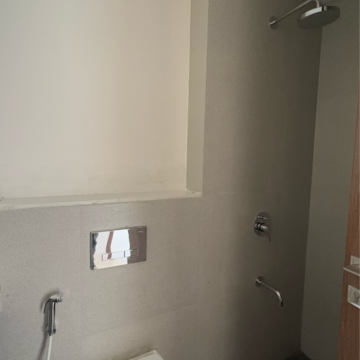 Bathroom in 2 BHK Apartment at Piramal Vaikunth Cluster 2, Ashok Nagar – for Rent