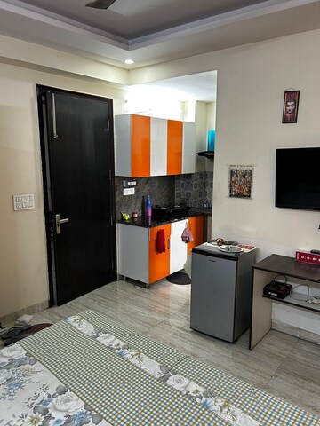 Kitchen in 1 RK Apartment at SS Southend Floors, South City 2 – for Rent