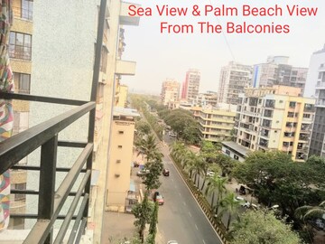 Balcony in 2.5 BHK Apartment at Seawoods West – for Sale