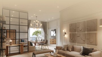 Living Room in 3 BHK Apartment at Jayabheri Orange County, Gachibowli – for Sale