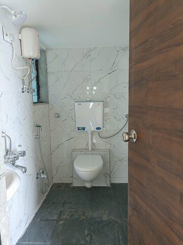 Bathroom in 1 BHK Apartment at Shree Ostwal Horizon, Mira Road – for Rent