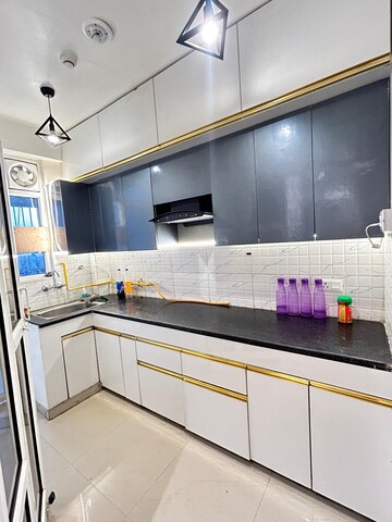 Kitchen in 3 BHK Apartment at Windsor Paradise 2, Raj Nagar Extension – for Rent