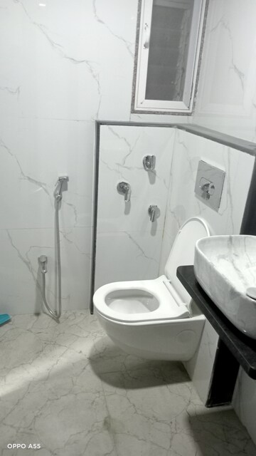 Bathroom in 3 BHK Apartment at Sai Manomay, Kharghar – for Rent