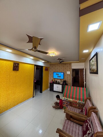 Living Room in 1 BHK Apartment at Dombivli West – for Rent