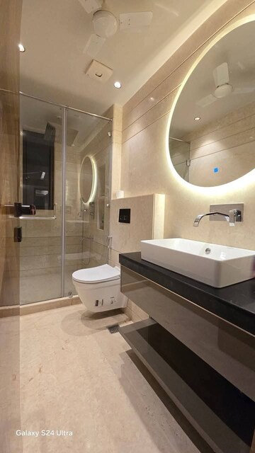 Bathroom in 1 BHK Builder Floor at Palam Vihar Residents Association, Palam Vihar – for Rent