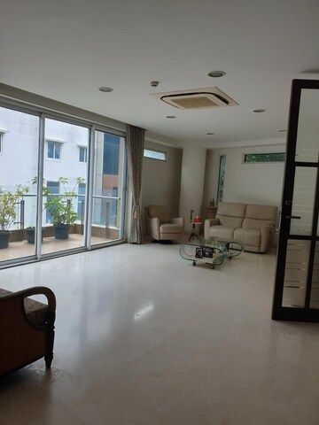 Living Room in 4 BHK Apartment at Brigade Crescent, Frazer Town – for Sale