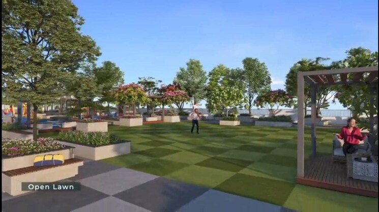 Garden, gandharv-the-high-gates 2 Bedroom 822 Sq.Ft. Apartment In Hadapsar Pune 8123909