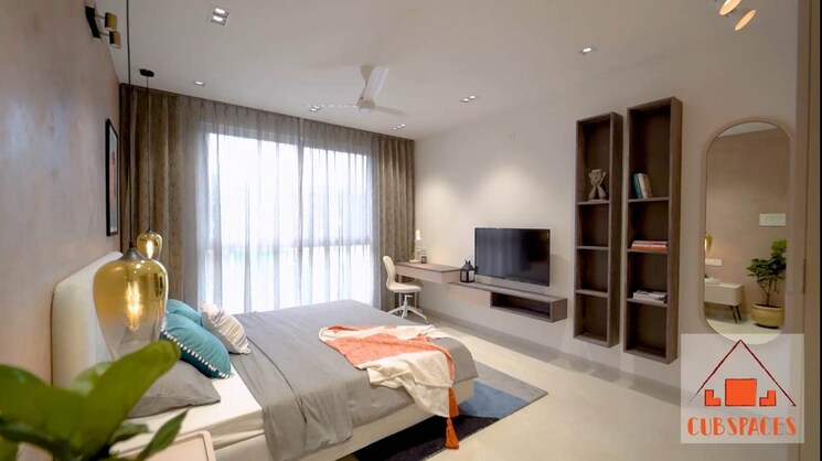 Bedroom, gandharv-the-high-gates 2 Bedroom 822 Sq.Ft. Apartment In Hadapsar Pune 8123909