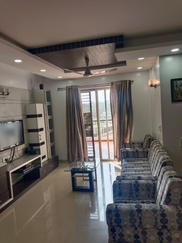 Living Room in 3 BHK Apartment at Pristine Prism, Aundh – for Rent