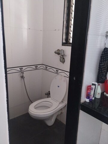 Bathroom in 1 BHK Apartment at Lake Home, Powai – for Rent