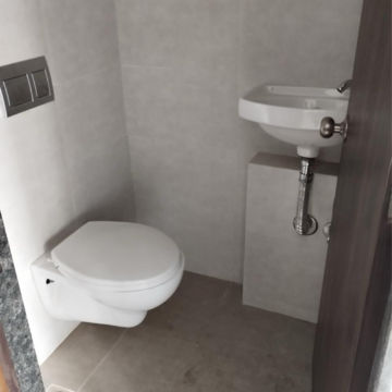 Bathroom in 1 BHK Apartment at Lodha Quality Home Tower 2, Saket Complex – for Rent