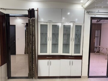 Building Lobby in 4 BHK Builder Floor at Dhakoli Village – for Sale