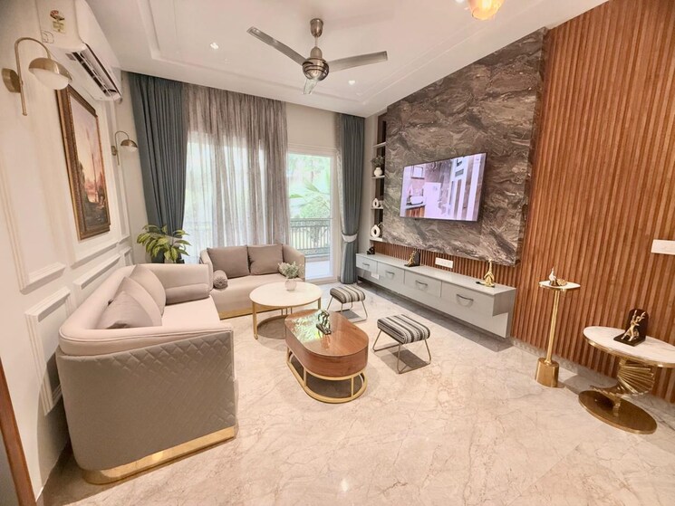 Living Room, nandita-mayfair-park 3 Bedroom 2180 Sq.Ft. Builder Floor In Kishanpura Zirakpur 8124161