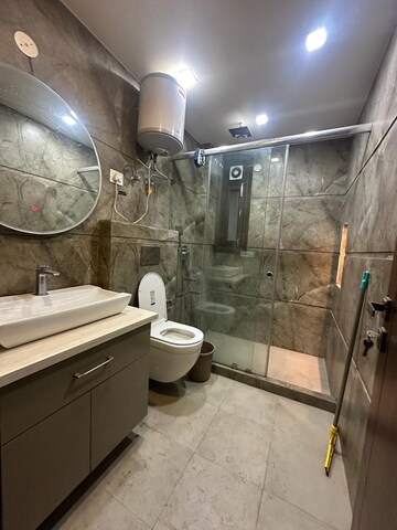Bathroom in 4 BHK Builder Floor at Saket – for Rent