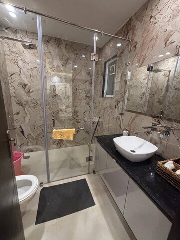 Attached Bathroom in 3 BHK Apartment at Adhyapak Nagar – for Rent