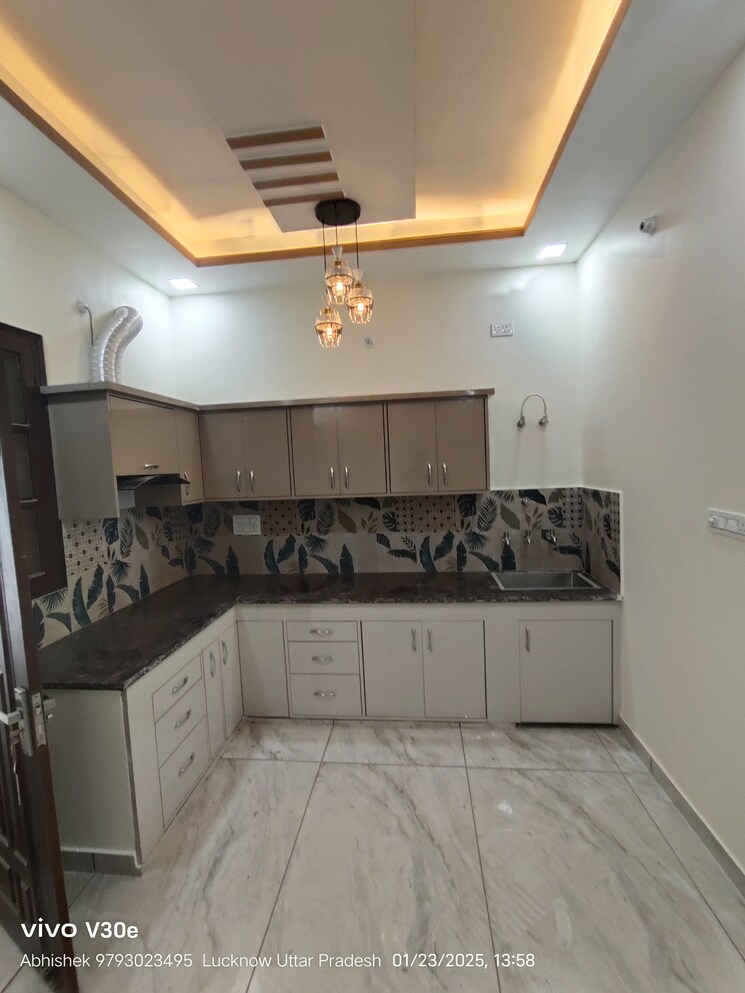 Kitchen, jankipuram 3 Bedroom 1600 Sq.Ft. Villa In Jankipuram Lucknow 8124377