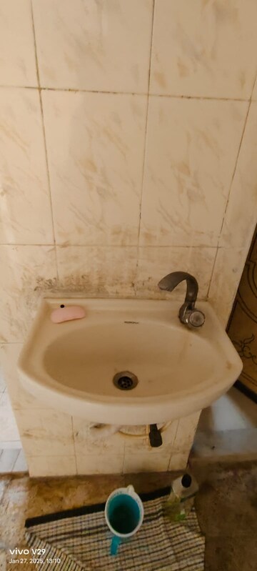 Bathroom in 1 RK Apartment at Varsha CHS, Andheri West – for Rent