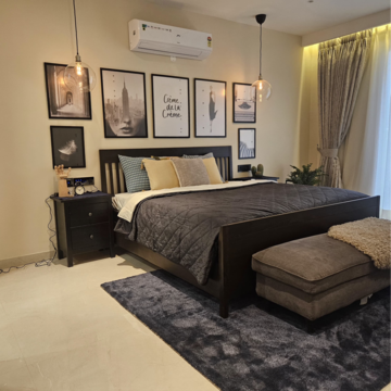 Living Room in 3.5 BHK Apartment at The Ananta Aspire, High Ground – for Sale