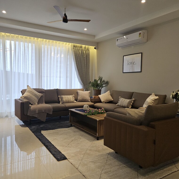 Living Room, the-ananta-aspire 3.5 Bedroom 2247 Sq.Ft. Apartment In High Ground Zirakpur 8124434