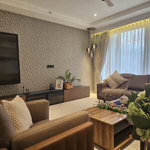 Living Room in 3.5 BHK Apartment at The Ananta Aspire, High Ground – for Sale