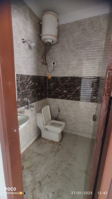 Bathroom in 2 BHK Builder Floor at Nidhi Exclusive Floors, Mehrauli – for Rent