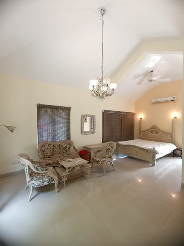 Living Room in 3 BHK Villa at Siolim – for Rent