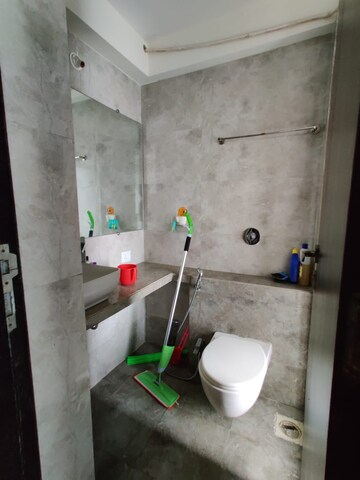 Bathroom in 2 BHK Apartment at Group Seven Rushi Heights, Goregaon East – for Rent