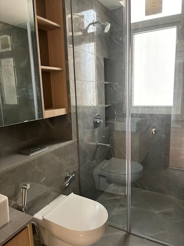 Bathroom in 4 BHK Builder Floor at Ansal Sushant Lok I, Sector 43 – for Sale