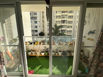 Balcony in 3 BHK Apartment at Rohan Iksha, Bhoganhalli – for Rent