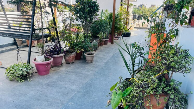 Balcony, kalkaji 1 RK 300 Sq.Ft. Builder Floor In Kalkaji Delhi 8124939