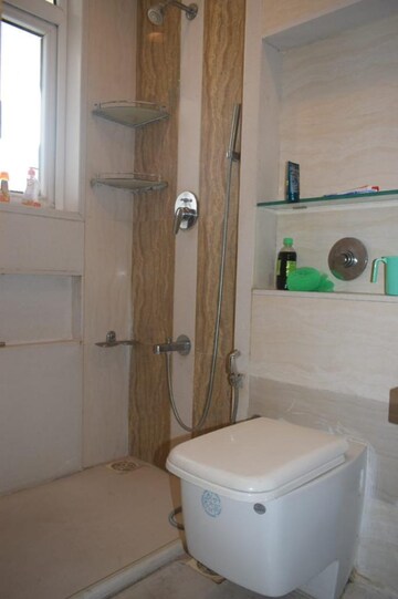 Bathroom in 2 BHK Apartment at Oberoi Skyz, Worli – for Rent